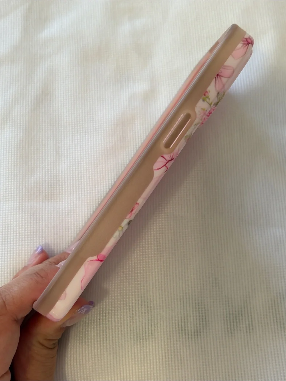 Velvet Caviar Pink Floral Bow iPhone 14 Pro Case